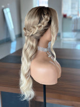 SULMY Beige Blonde with Subtle Face Framing Wigs 100% Real Human Hair for Caucasian